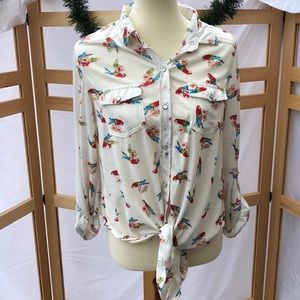 Parrot Button Down Shirt